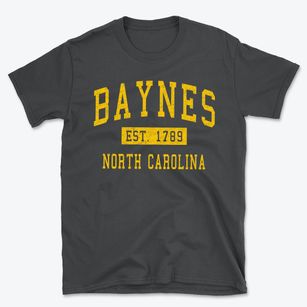 Baynes North Carolina Classic Established Basic T-Shirt