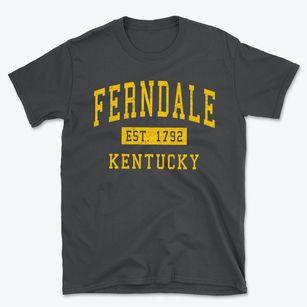 Ferndale Kentucky Classic Established Basic T-Shirt