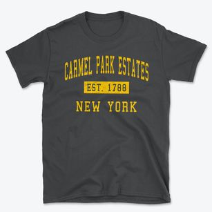 Carmel Park Estates New York Classic Established Basic T-Shirt