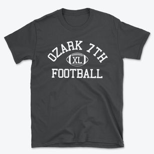 Ozark 7th Grade School Classic Football Basic T-Shirt