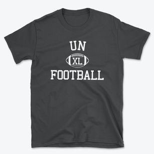 U N International School Classic Football Basic T-Shirt
