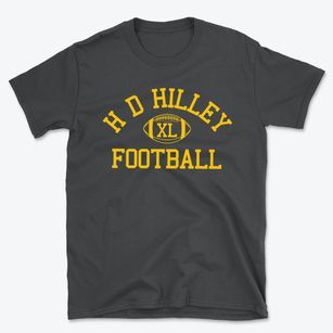 H D Hilley School Classic Football Basic T-Shirt
