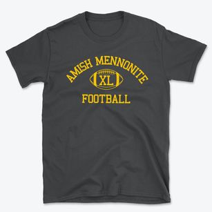 Amish Mennonite Church School Classic Football Basic T-Shirt