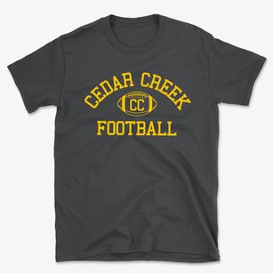 Cedar Creek High School Classic Football Basic T-Shirt