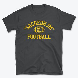 Sacred Hearts Of Jesus & Mary & St Steph Classic Football Basic T-Shirt