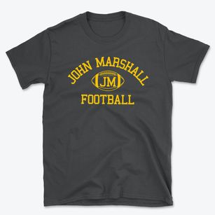 John Marshall High School Classic Football Basic T-Shirt