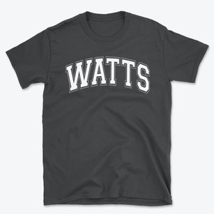 Watts Elementary School Varsity Arch Basic T-Shirt