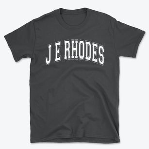 J E Rhodes Elementary School Varsity Arch Basic T-Shirt