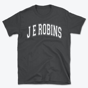 J E Robins Elementary School Varsity Arch Basic T-Shirt