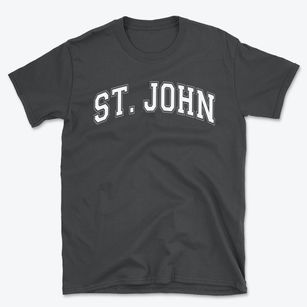 Saint John Of San Francisco Orthodox Varsity Arch Basic T-Shirt