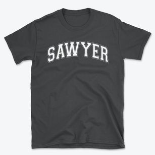 Sawyer Elementary School Varsity Arch Basic T-Shirt