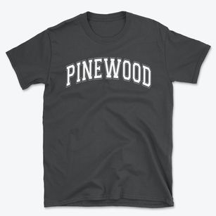 Pinewood Elementary School Varsity Arch Basic T-Shirt