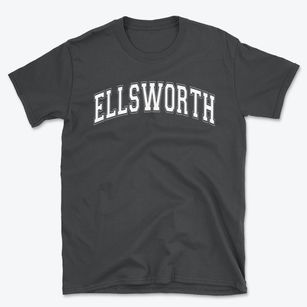 Ellsworth High School Varsity Arch Basic T-Shirt
