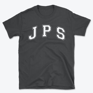 J P S Kindergarten Center Varsity Arch Basic T-Shirt