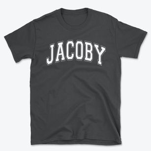 Jacoby School Of Observation Varsity Arch Basic T-Shirt