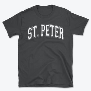 Saint Peter Lutheran School Varsity Arch Basic T-Shirt
