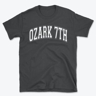 Ozark 7th Grade School Varsity Arch Basic T-Shirt