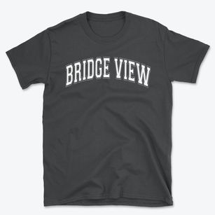 Bridge View Elementary School Varsity Arch Basic T-Shirt