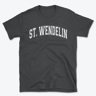 Saint Wendelin Elementary School Varsity Arch Basic T-Shirt