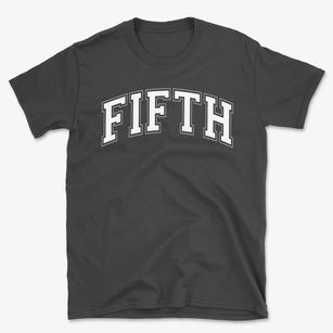 Fifth Grade Center Varsity Arch Basic T-Shirt
