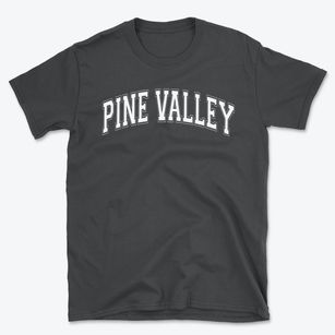 Pine Valley Elementary School Varsity Arch Basic T-Shirt