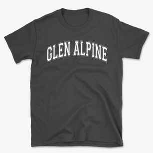Glen Alpine Elementary School Varsity Arch Basic T-Shirt