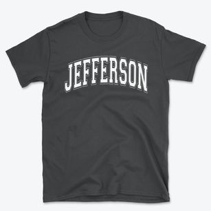 Jefferson Davis Diggs Elementary School Varsity Arch Basic T-Shirt