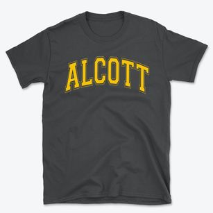 Louisa May Alcott Elementary School Varsity Arch Basic T-Shirt