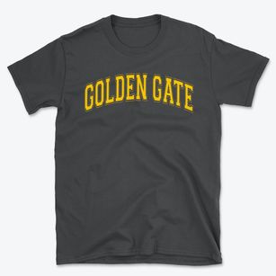Golden Gate Elementary School Varsity Arch Basic T-Shirt