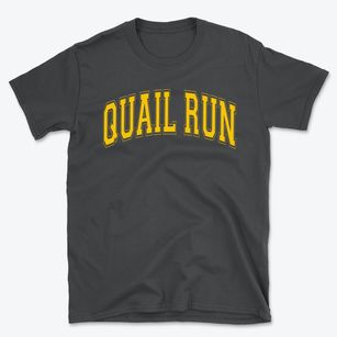 Quail Run Elementary School Varsity Arch Basic T-Shirt