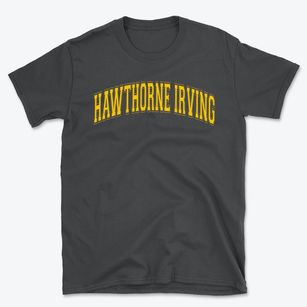 Hawthorne Irving Elementary School Varsity Arch Basic T-Shirt