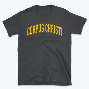 Corpus Christi Parish Varsity Arch Basic T-Shirt