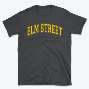 Elm Street Elementary School Varsity Arch Basic T-Shirt