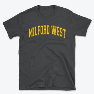 Milford West Middle School Varsity Arch Basic T-Shirt