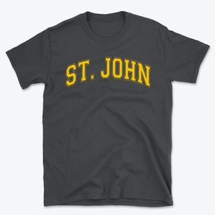Saint John The Baptist School Varsity Arch Basic T-Shirt