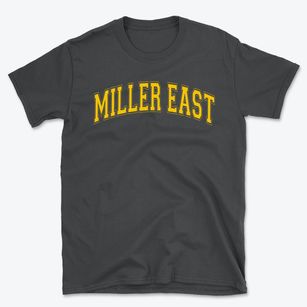 Miller East Elementary School Varsity Arch Basic T-Shirt