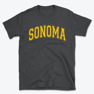 Sonoma Country Day School Varsity Arch Basic T-Shirt