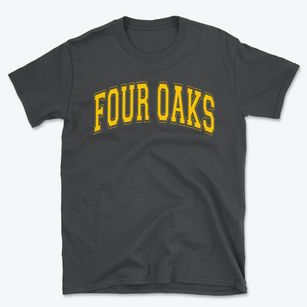 Four Oaks Elementary School Varsity Arch Basic T-Shirt