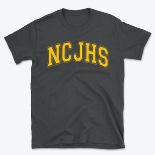 New Community Jewish High School Varsity Arch Basic T-Shirt