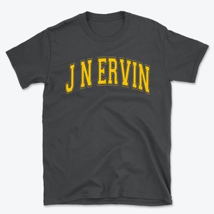 J N Ervin Elementary School Varsity Arch Basic T-Shirt