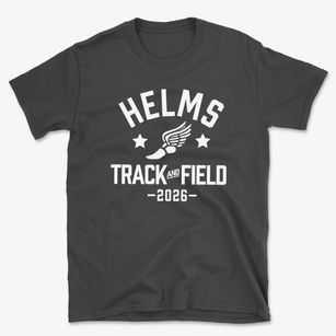 Helms Elementary School Track and Field Basic T-Shirt