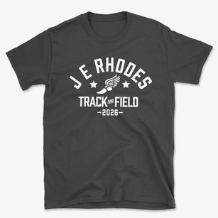 J E Rhodes Elementary School Track and Field Basic T-Shirt