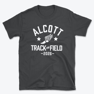 Louisa May Alcott Elementary School Track and Field Basic T-Shirt