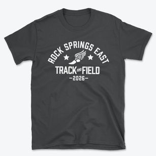 Rock Springs East Junior High School Track and Field Basic T-Shirt