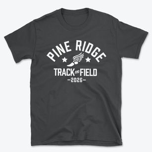 Pine Ridge Middle School Track and Field Basic T-Shirt