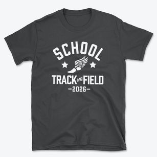 School Track and Field Basic T-Shirt