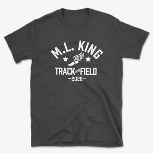 M.l. King Magnet Elementary School Track and Field Basic T-Shirt