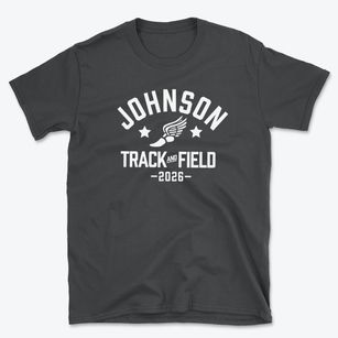 Johnson County Dist 42 School Track and Field Basic T-Shirt