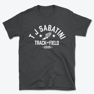 T J Sabatini Elementary School Track and Field Basic T-Shirt