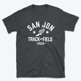 San Jon Elementary School Track and Field Basic T-Shirt